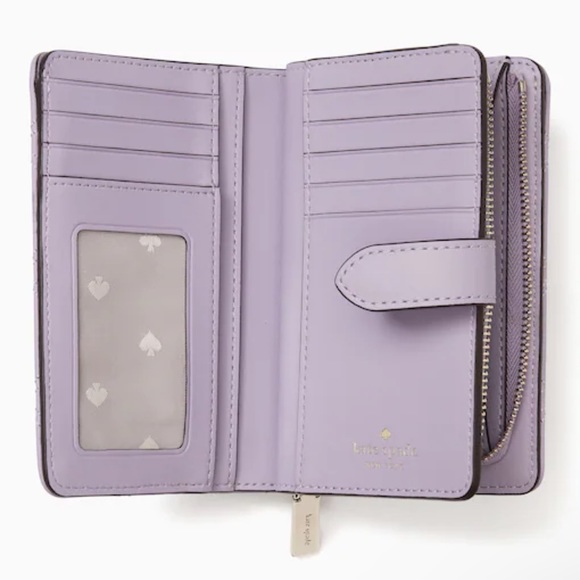 Kate Spade Natalia Medium Compact Bifold Wallet
Lilac Frost - Picture 4 of 16